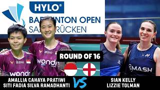 Amallia Cahaya Pratiwi/Siti Fadia Silva Ramadhanti vs Sian Kelly/Lizzie Tolman Hylo Open 2026 R16
