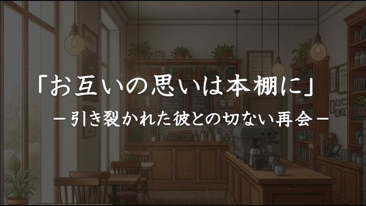 【大人女性向けの短編恋愛】－約束の本棚―※6分完結型です。 #切ない純愛物語 #50代女性#60代女性 #朗読