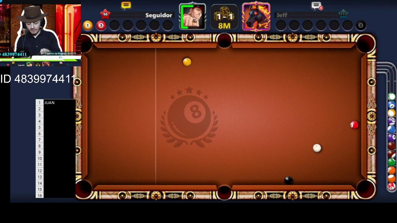 8 ball pool subiendo monedas 1