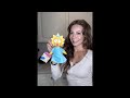 Disney The Simpsons Maggie Plush Features Soft Fabric Body With Sculpted Head Officially Licensed By 