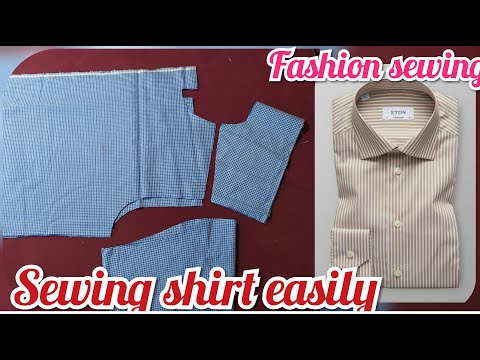 فيديو: كيفية خياطة قميص نسائي من قميص رجالي