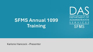 SFMS 1099 Training TY2025