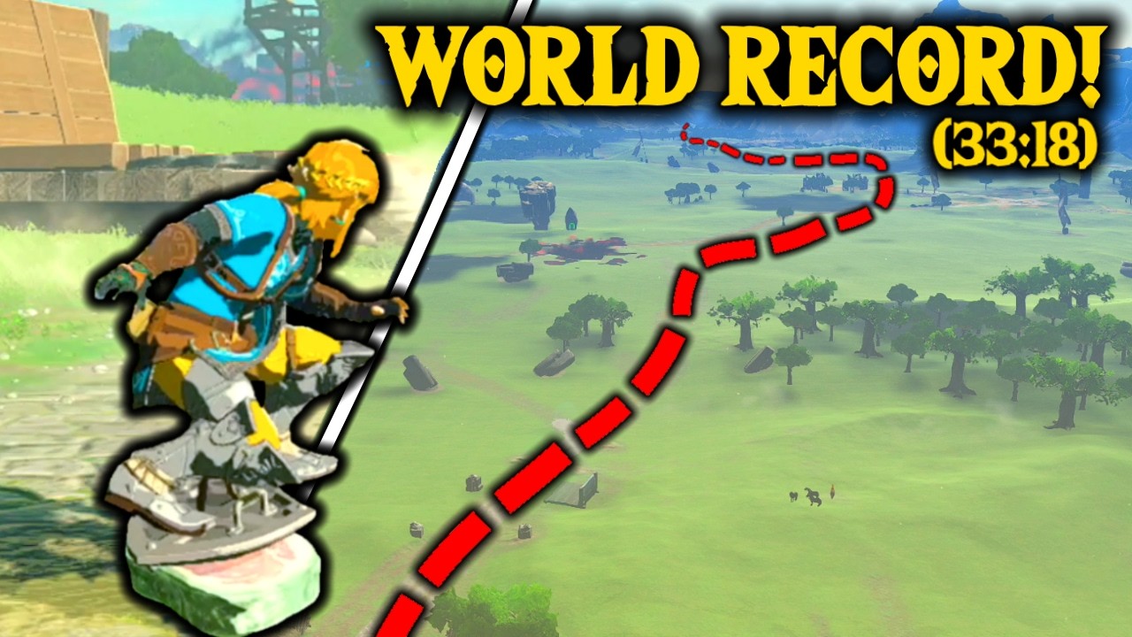I got the World Record Longest Shield Surf in Tears of the Kingdom!