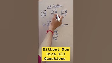 Dice reasoning tricks in hindi | Part-1 | Dice reasoning #shorts #reasoning