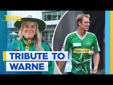 Shane Warne’s boxing day tribute at MCG | Today Show Australia