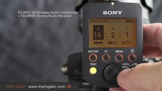 Sony Flash Radio Commander and Receiver