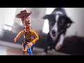 Toy photography with dogs