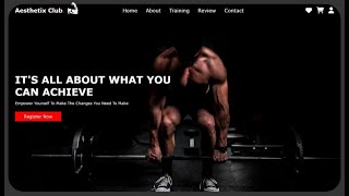 Information How to make Responsive Gym website landing page using HTML/CSS Update