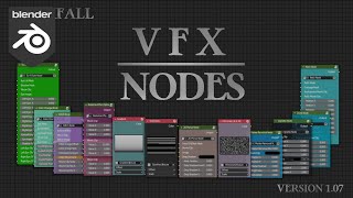 Blender Addon: VFX Nodes - Version 1.07 (Shortcut and Minor Improvement Update)