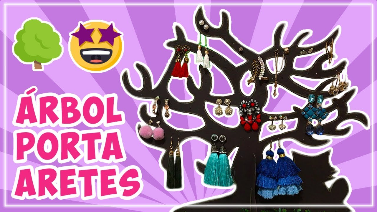 🌳 ORGANIZADOR de ARETES con forma de ARBOL