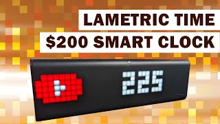LaMetric TIME Smart Clock for Social Media, Stocks, Crypto and more!