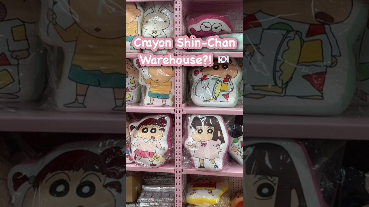 You Won’t Believe This Crayon Shinchan Store in Korea! 🧡🇰🇷