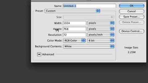 Photoshop 1.1 Interface