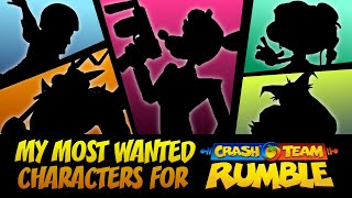 My Top 5 Most Wanted Characters For CRASH TEAM RUMBLE
From series veterans to guest characters! Were covering all kinds of iconic heroes and villains that would fit incredibly into Crashs N. Sane little world!
Twitter - https://twitter.com/LeopoldTheBrave
Ko-fi - https://ko-fi.com/leopoldthebrave
PATREON - https://www.patreon.com/LeopoldTheBrave
Discord - https://discord.gg/Nw3mWMN
DeviantArt - https://www.deviantart.com/leopoldthebrave My Top 5 Most Wanted Characters For CRASH TEAM RUMBLE