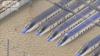 台風19号　浸水新幹線をすべて破棄で被害額は150億(19/10/29)