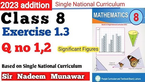 Class 8 Exercise 1.3 Q no 1,2 Single National Curriculum Maths SNC Maths Class 8 Factors tree Urdu