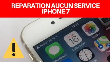 Pourquoi aucun service sur mon iPhone 7 ?