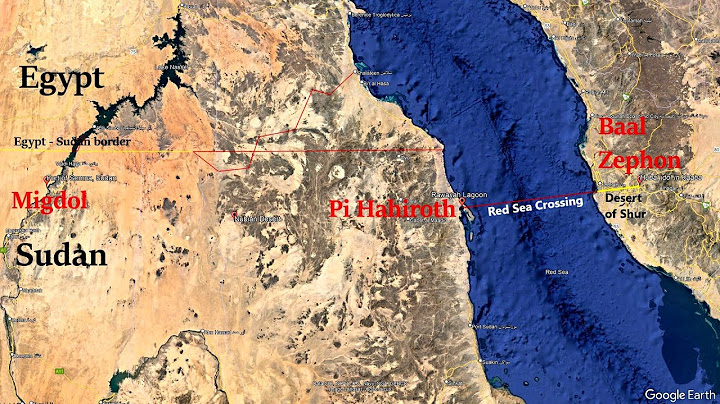 EXODUS - Shur was Jeddah & the bitter water of Marah was the Zamzam well near Marwah in Mecca