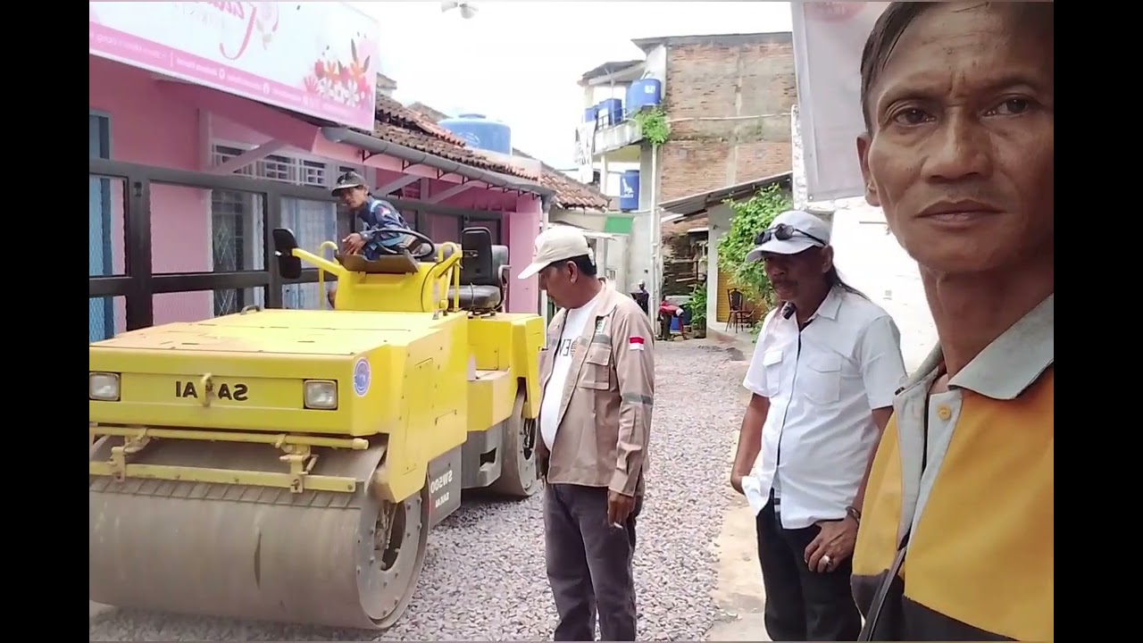 Pengaspalan Jalan Gang Hj Sarni, Kampung Baru~Lb.Ratu~Bandar Lampung 