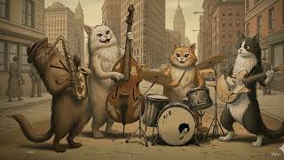 ✨Focus & Productivity Jazz ✨ | Old-School Vibe BGM at the Flatiron Building (Ch. 8) 🐾