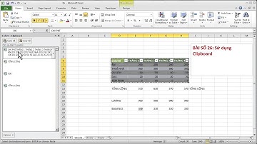 Hướng dẫn học EXCEL cơ bản   26   Sử dụng Clipboard trong Excel
