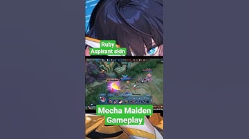 RUBY ASPIRANT SKIN MECHA MAIDEN | RUBY BEST BUILD 2022 | GAMEPLAY | MOBILE LEGENDS