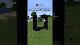 I Found The Funniest FAKE Minecraft Speedrun…