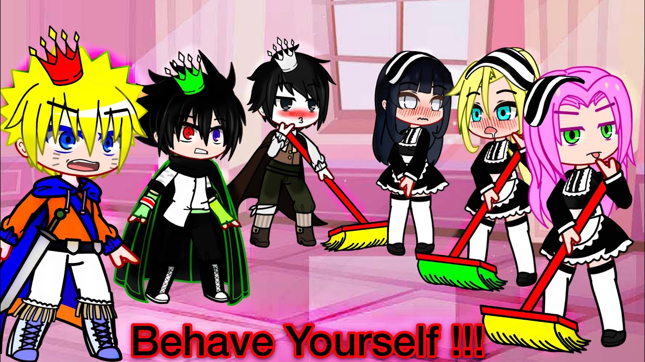 Choose The Perfect Maid ✨ | meme Naruto | Different ending? | Gacha Club