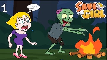 SAVE THE GIRL Gameplay Walkthrough Part 1 Levels 1-10 (solutions) - "Salva a la chica"