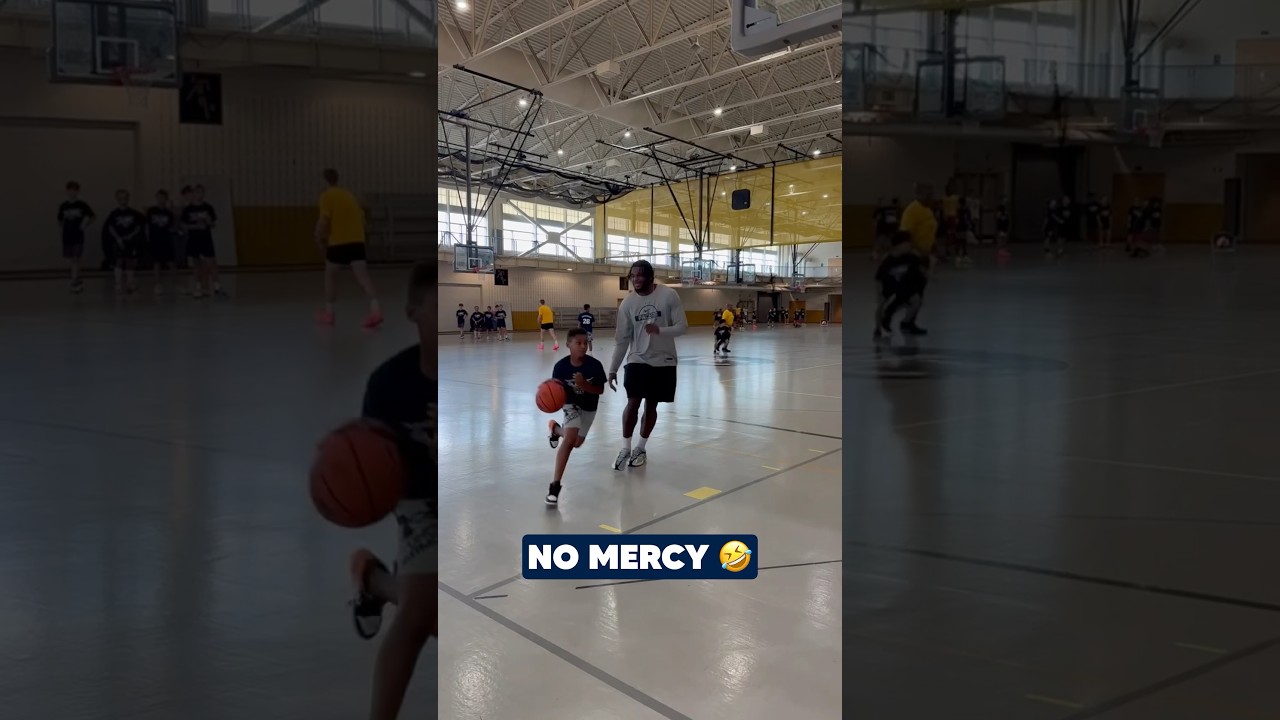 Jarace Walker showing no mercy 😂 #NBA #pacers #jaracewalker #basketball