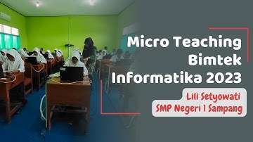 Micro Teaching untuk Tugas Bimtek Informatika 2023 - Analisis Data
