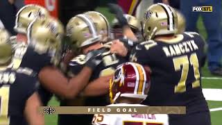 Wil Lutz nails 28-yard Game Winning field goal!