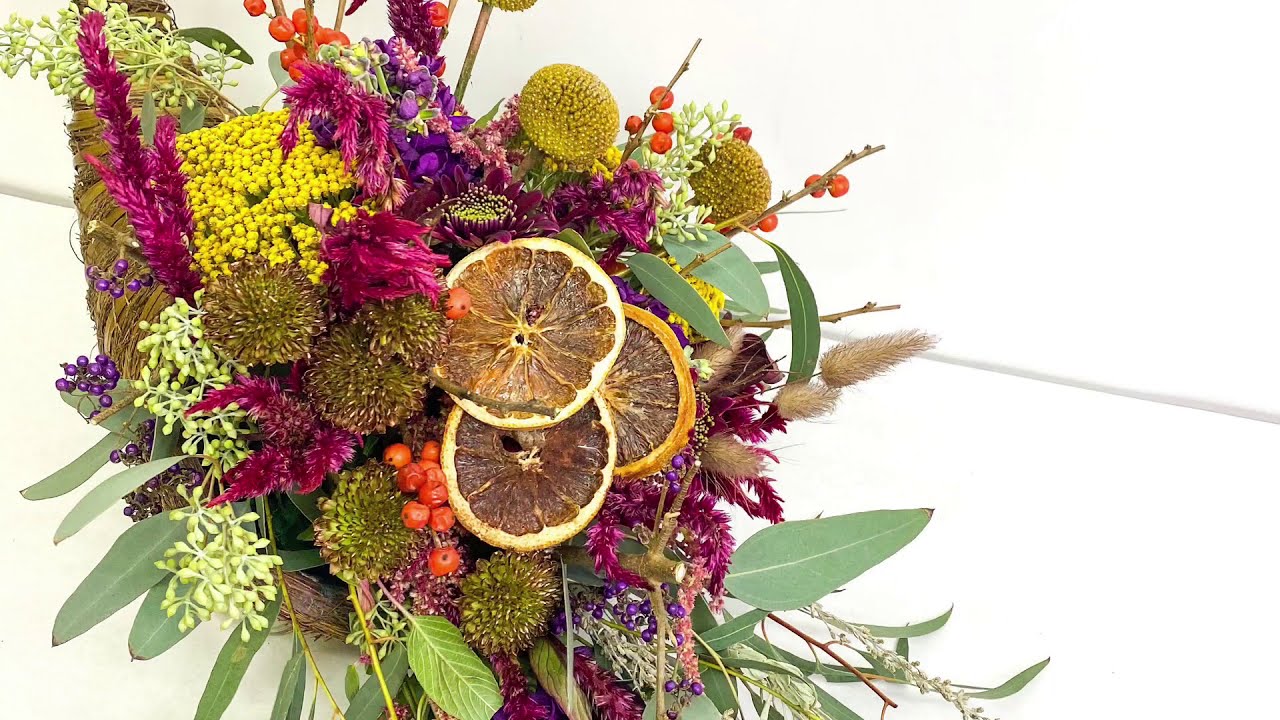 How to Incorporate Dried Fruit into Floral Arrangements. YouTube