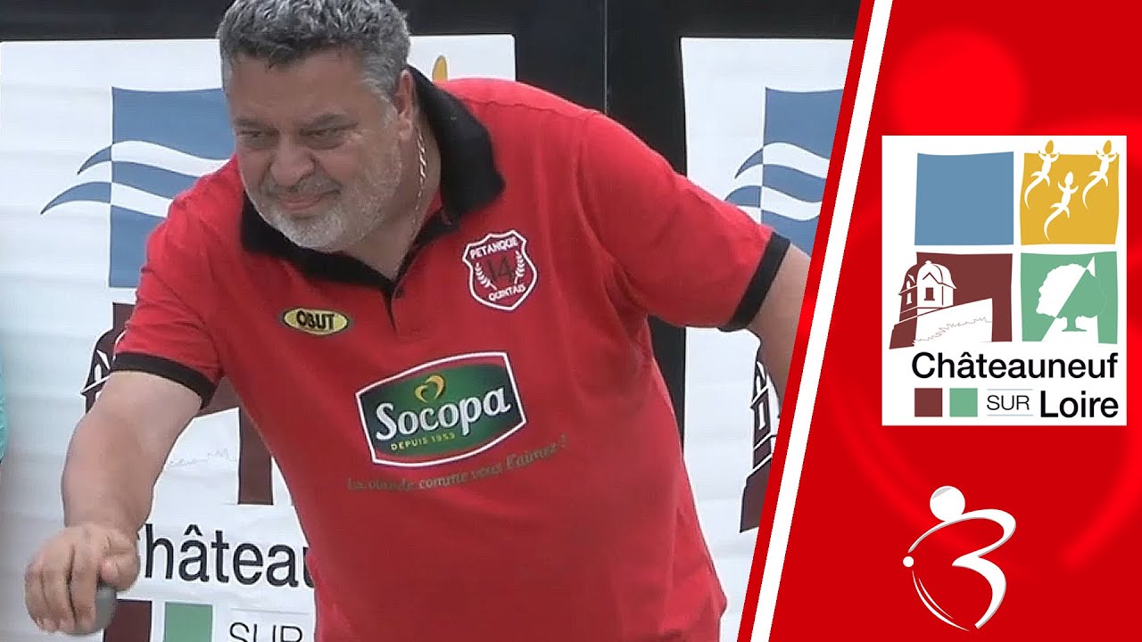 QUINTAIS/SUCHAUD vs JANZEGERS/ROBERT : National à pétanque doublette de Châteauneuf-sur-Loire 2024