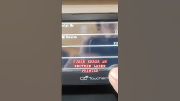 FUSER ERROR CLEAR IN BROTHER PRINTER IN 1 minute #brotherprinter #printer #technology #printingsolut