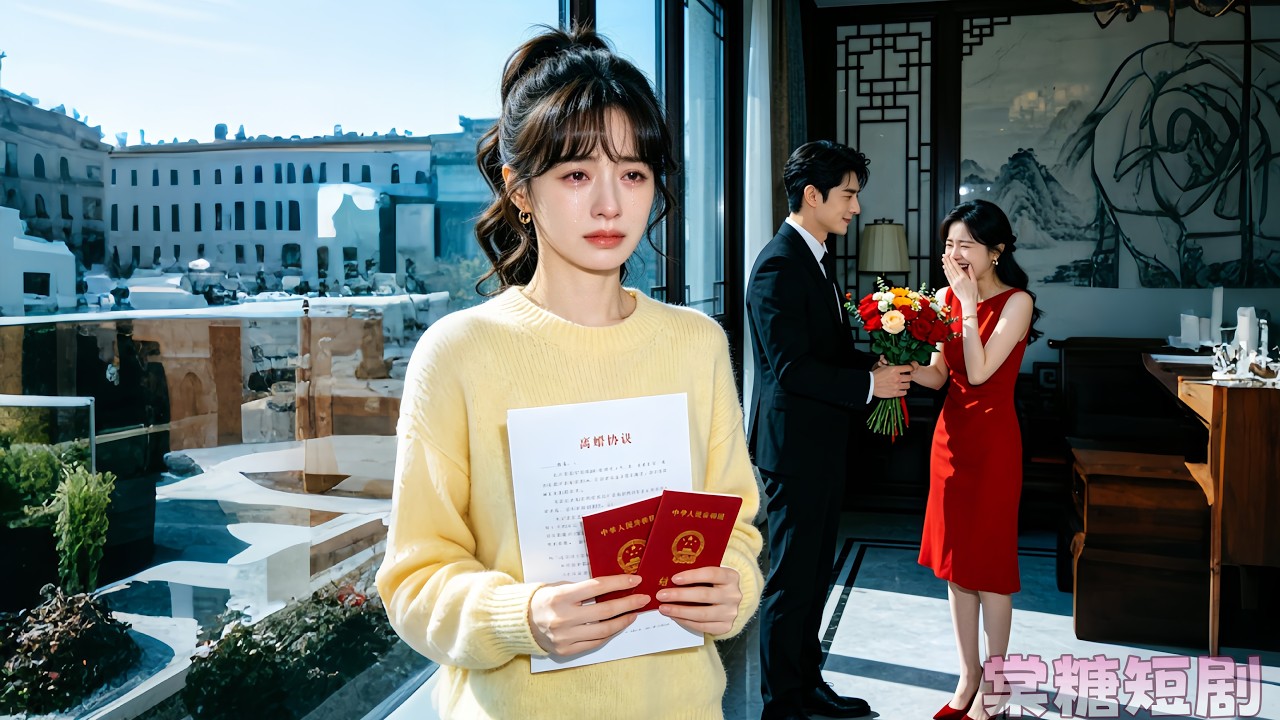 結婚3年，老公藉口加班從不回家，直到收到他白月光發來的挑釁短信，愛意耗盡她留下離婚協議離開，他卻崩潰哭著求她原諒。#顧總再愛一次 #短劇 #霸總 #甜寵 #愛情 #chinesedrama