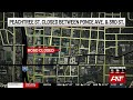Part of Peachtree Street in Midtown to close for work crews Monday