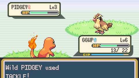 Pokemon Fire Red (GBA / Game Boy Advance) - Vizzed.com GamePlay