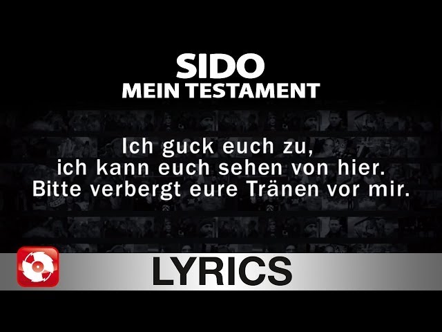 Sido - MEIN TESTAMENT