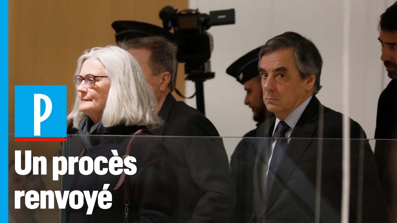 Le procs de Franois et Penelope Fillon renvoy  mercredi