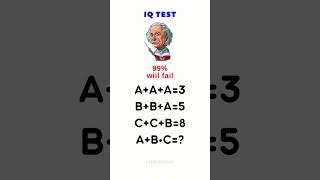 IQ test 99% will fail