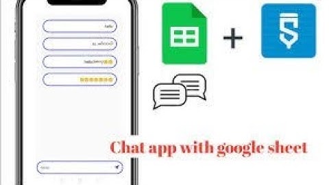 use google sheets as database in sketchware||@sketchgit