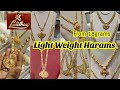 Lalitha Jewellery Haram Collections || Light Weight Haram Designs