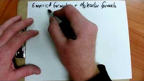 Empirical Molecular Formula