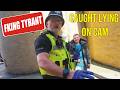 You Can’t Detain Me– Shut the fk Up UK Cop LOSES CONTROL on Camera