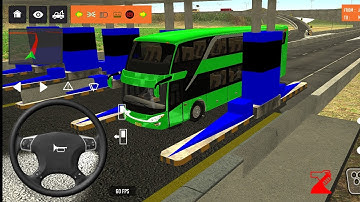 2025 new coach bus simulator 💥 || indonesia bus simulator part-170 #bus #game #simulator #comman
