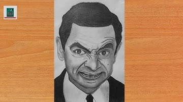 Mr. Bean Sketch || How To Draw Mr. Bean Sketch By Grid Method Step By Step Pencil Sketching
