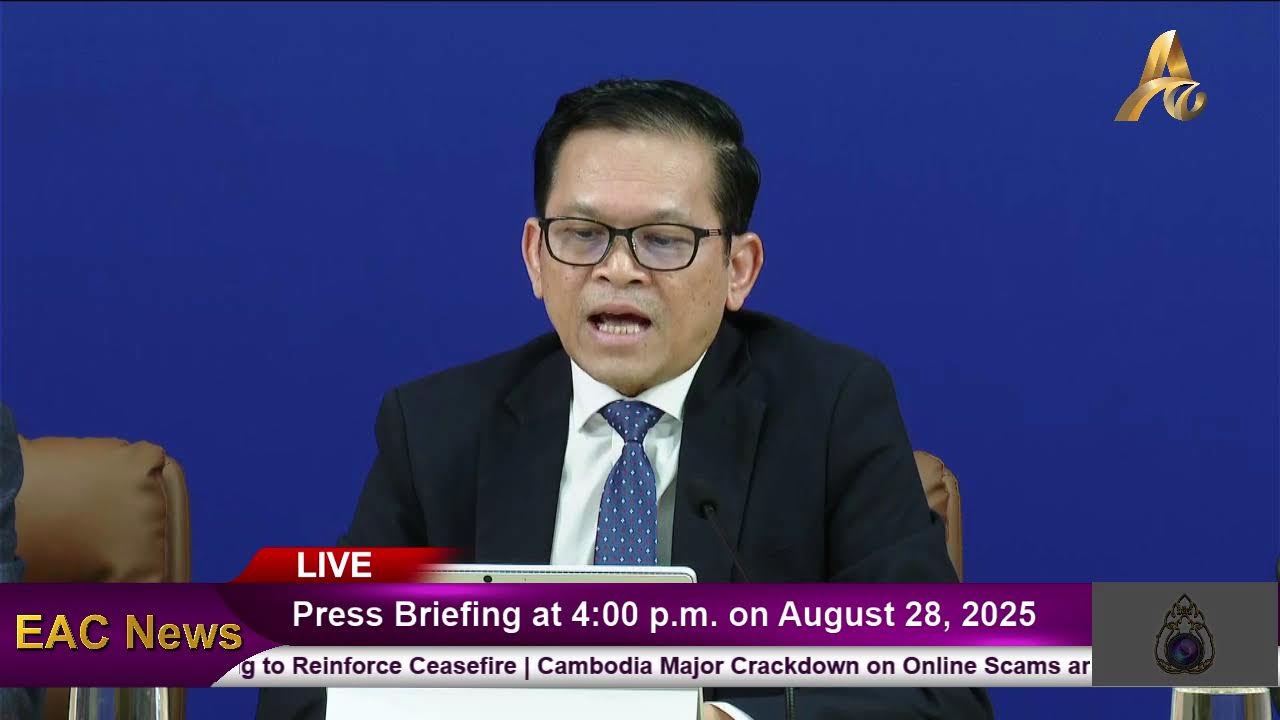 Watch EAC News Live:  Press Briefing at 4:00 p.m. on August 28, 2025