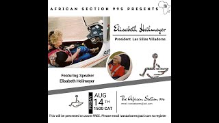 African Section 99s Presents Guest Speaker Elisabeth Heilmeyer
