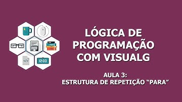 Exercício de lógica de programação com VisualG - Comando para